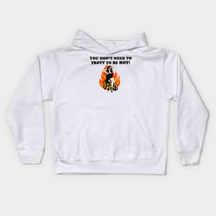 Disabled and still hot! Kids Hoodie